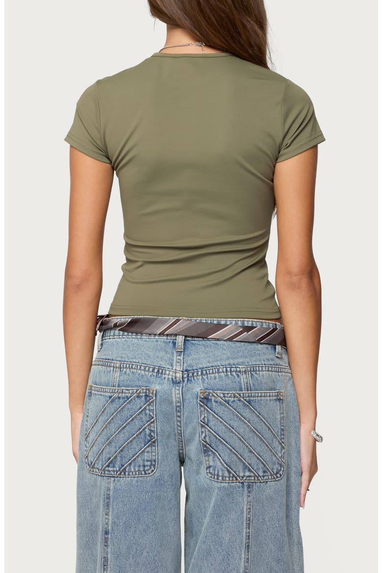 Tay Crop Top, Alternate, color, OLIVE
