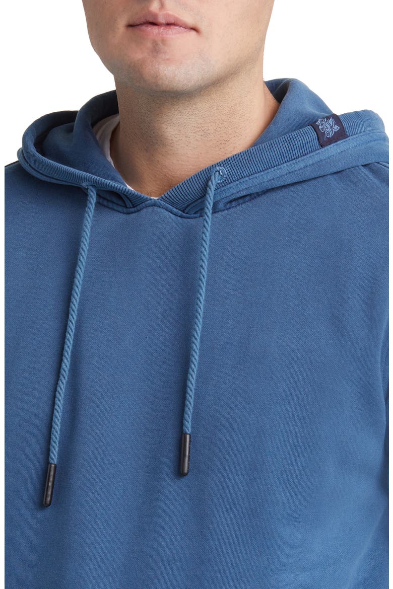 Fleece Hoodie, Alternate, color, DENIM