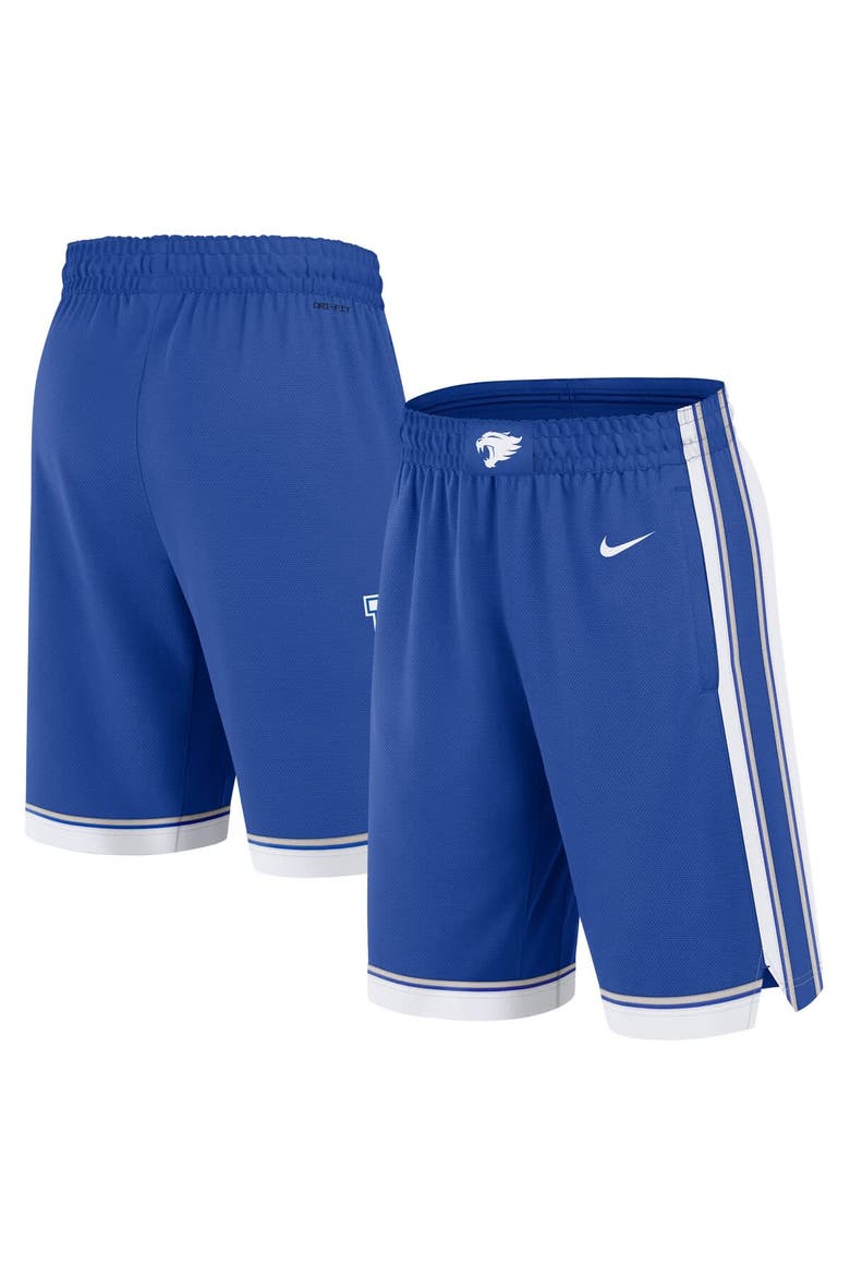 Men's Nike Royal Kentucky Wildcats Road Replica Performance Basketball Shorts, Main, color, Royal
