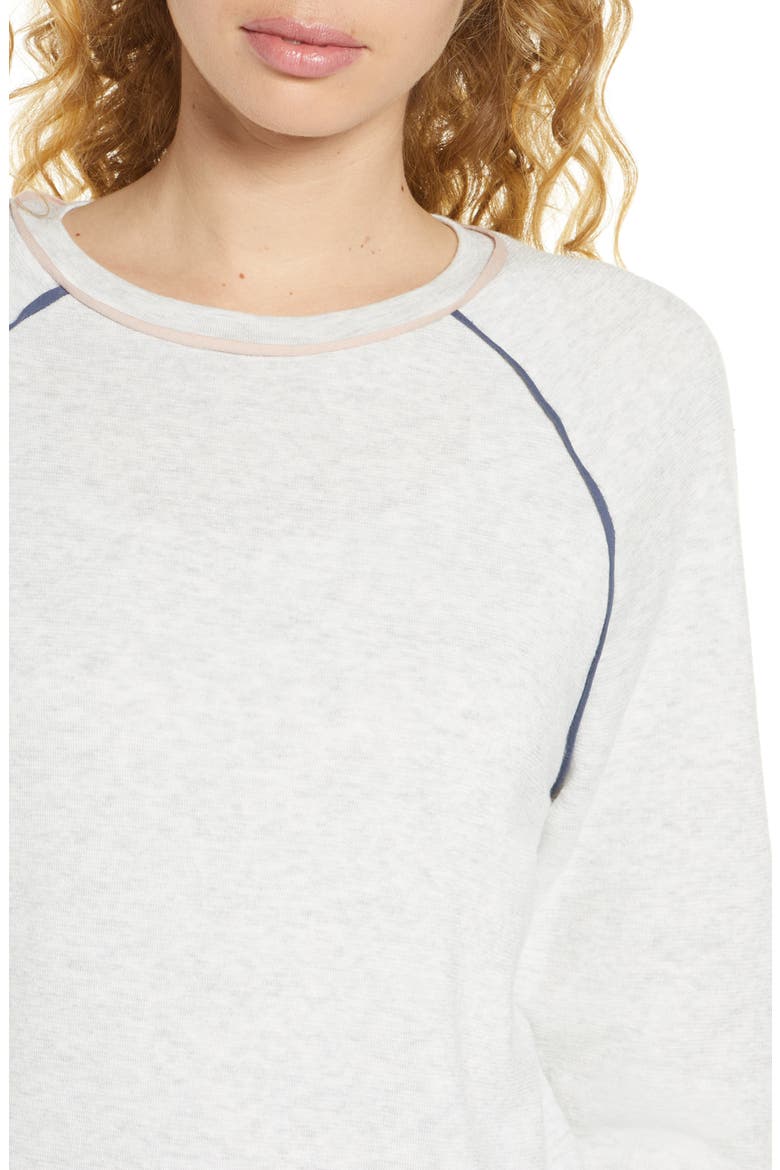On A Roll Lounge Sweatshirt, Alternate, color, OATMEAL