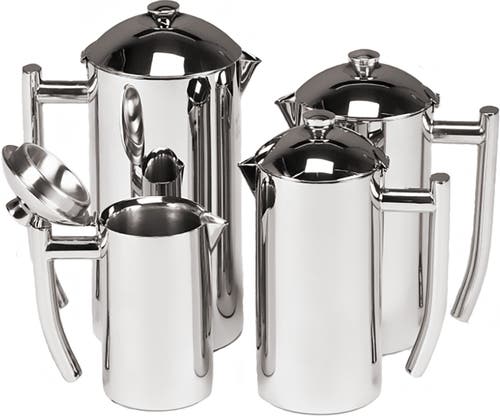 Frieling Premium Insulated Platinum Beverage Server, Sleek Polished Finish, 18 Fl. Oz. In Silver