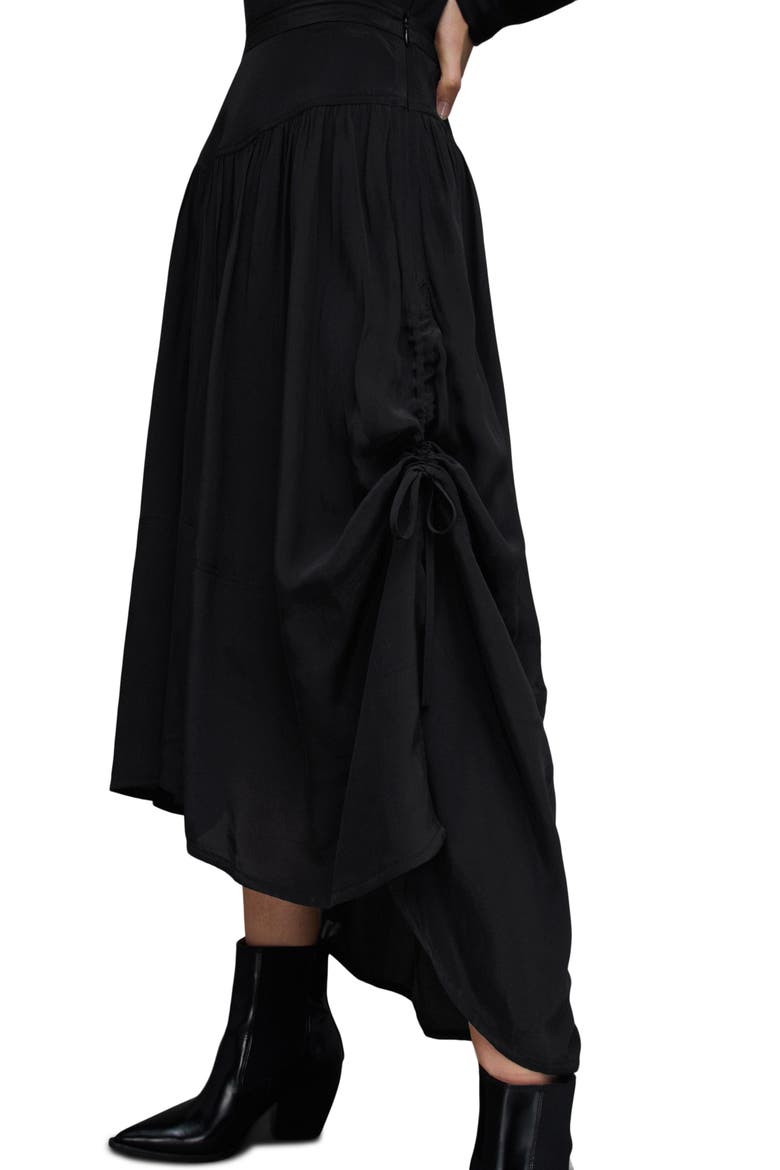 Kaye High-Low Skirt, Alternate, color, BLACK