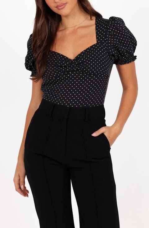 Noel Sweetheart Neck Top