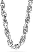 CHLOE AND MADISON Bold Rope Chain Necklace