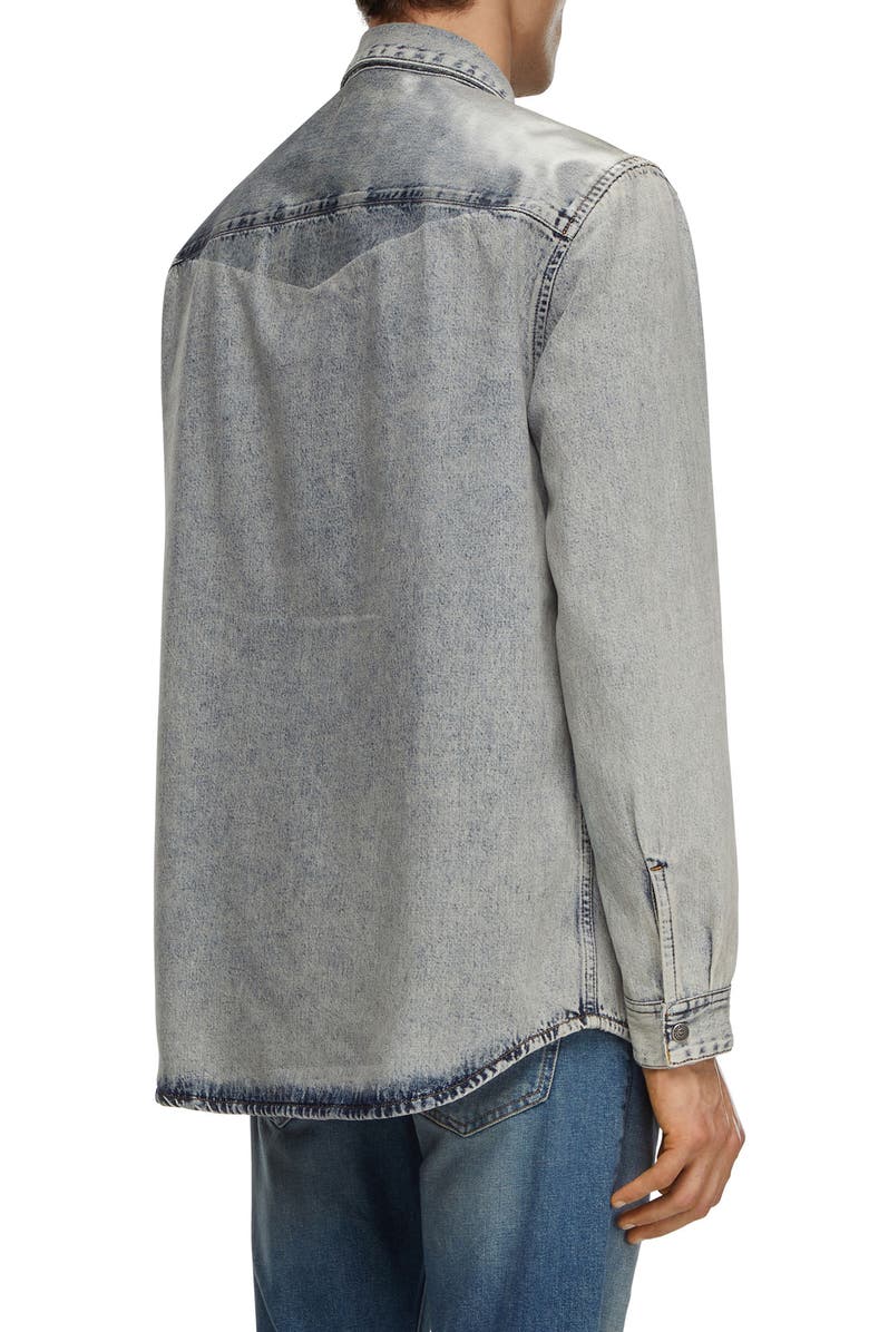 DIESEL<sup>®</sup> Simply Denim Button-Up Shirt, Alternate, color,