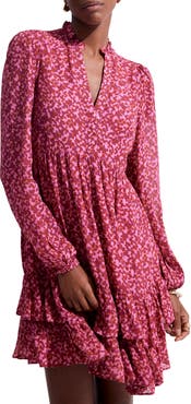 MINT VELVET Floral Print Mini Dress