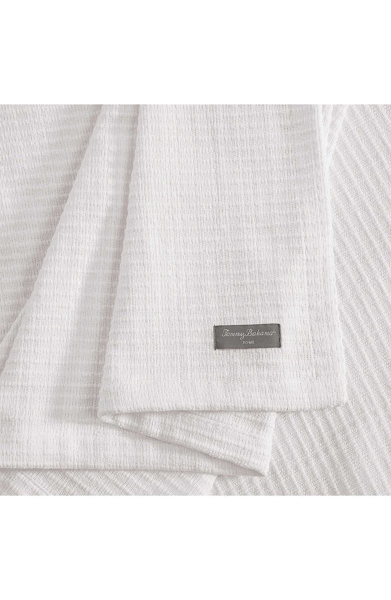 Tommy Bahama Woven Blanket, Alternate, color, White