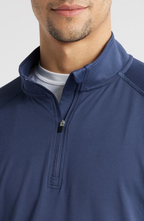 Swannies Colt Quarter Zip Golf Pullover In Navy