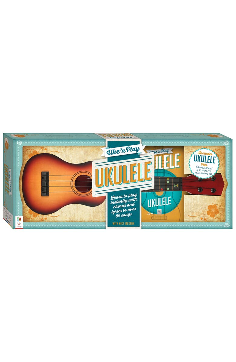 Hinkler Uke'N Play Ukulele Kit, Main, color, Multicolored