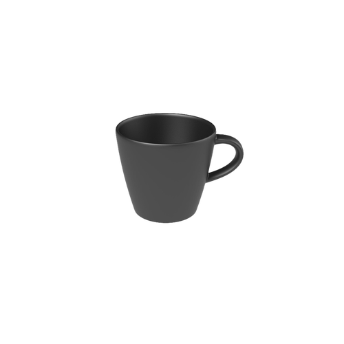 Villeroy & Boch Manufacture Rock Coffee Cup In Black