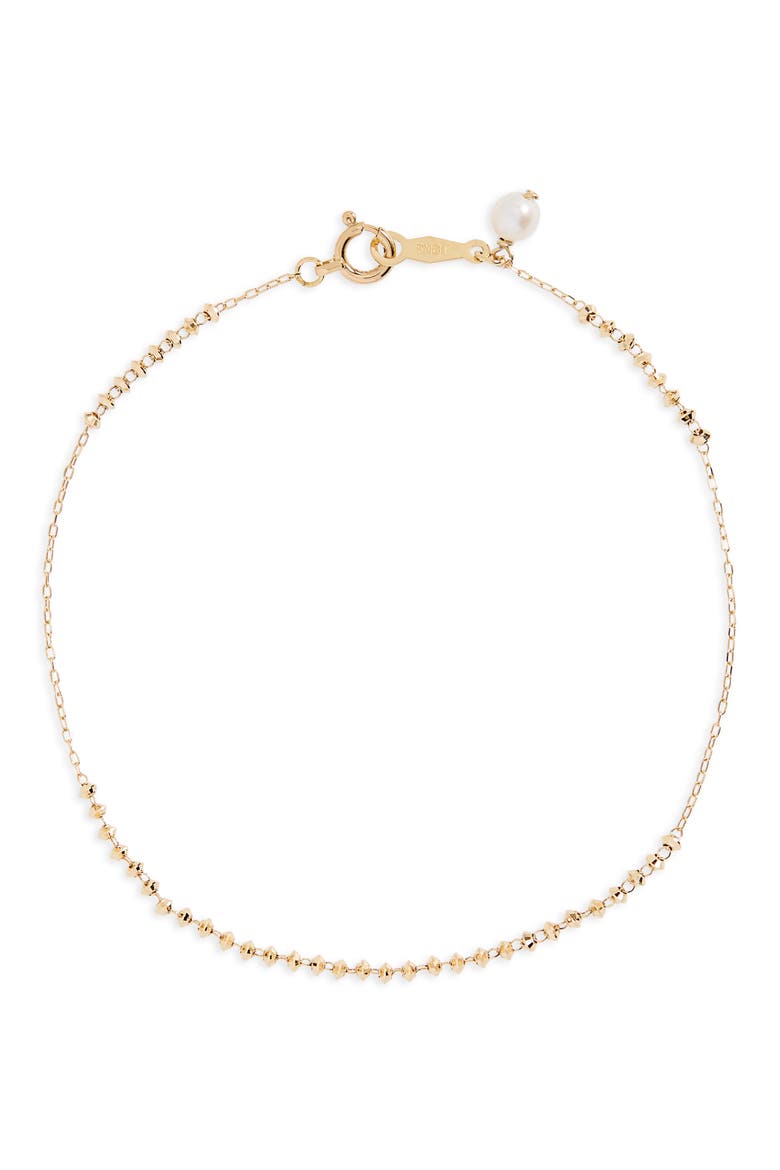 Shimmer Line Bracelet, Main, color, 18KYG