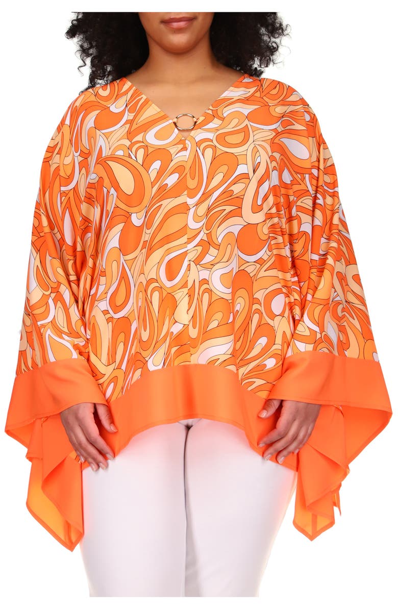 MICHAEL Michael Kors Super Groovy Handkerchief Top, Main, color,