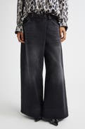 R13 Nico Wrap Wide Leg Jeans