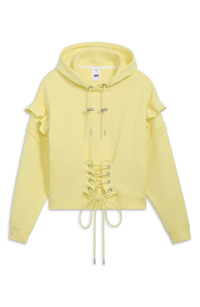 PUMA x Collina Strada Ruffle Cotton Hoodie, Alternate, color, 
