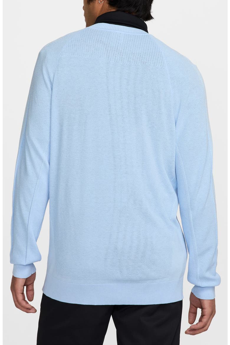 The Tour Golf Sweater, Alternate, color, PSYCHIC BLUE/ BLACK