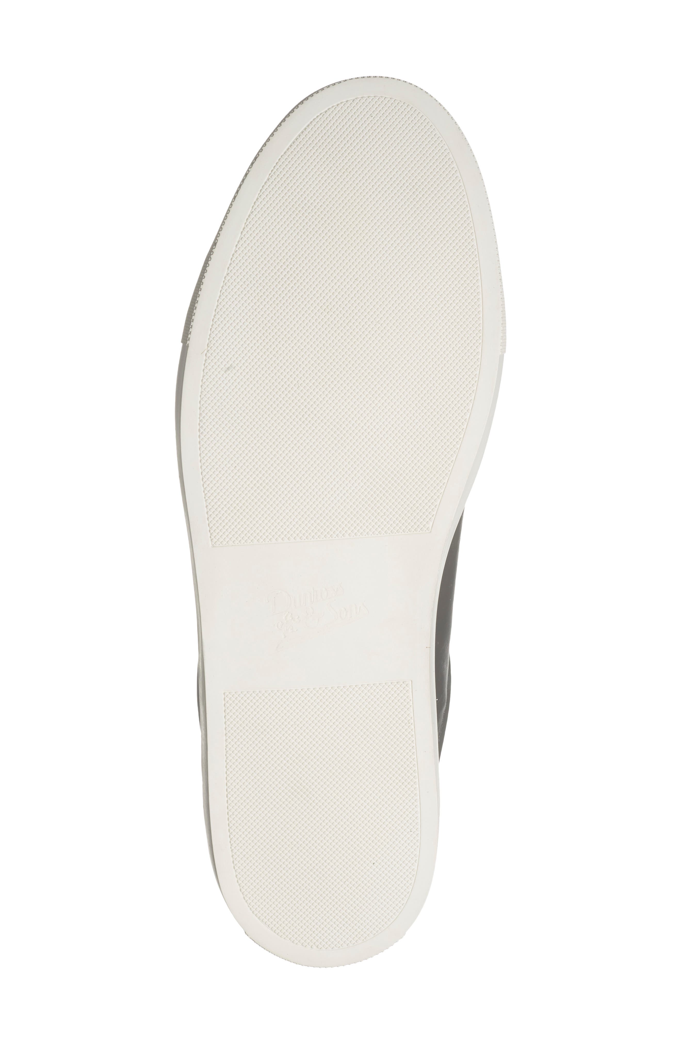 Leather Sneaker, Alternate, color, GREY