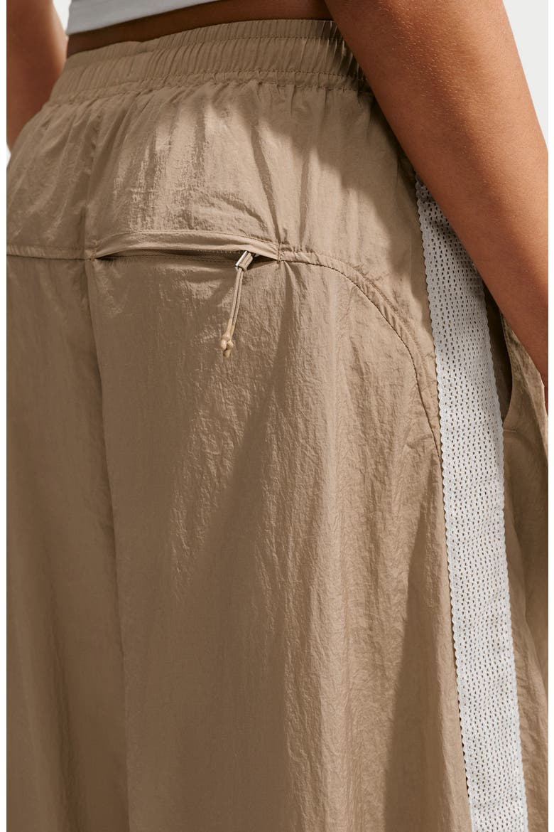Wide Leg Woven Tech Pants, Alternate, color, PARACHUTE BEIGE/ SAIL