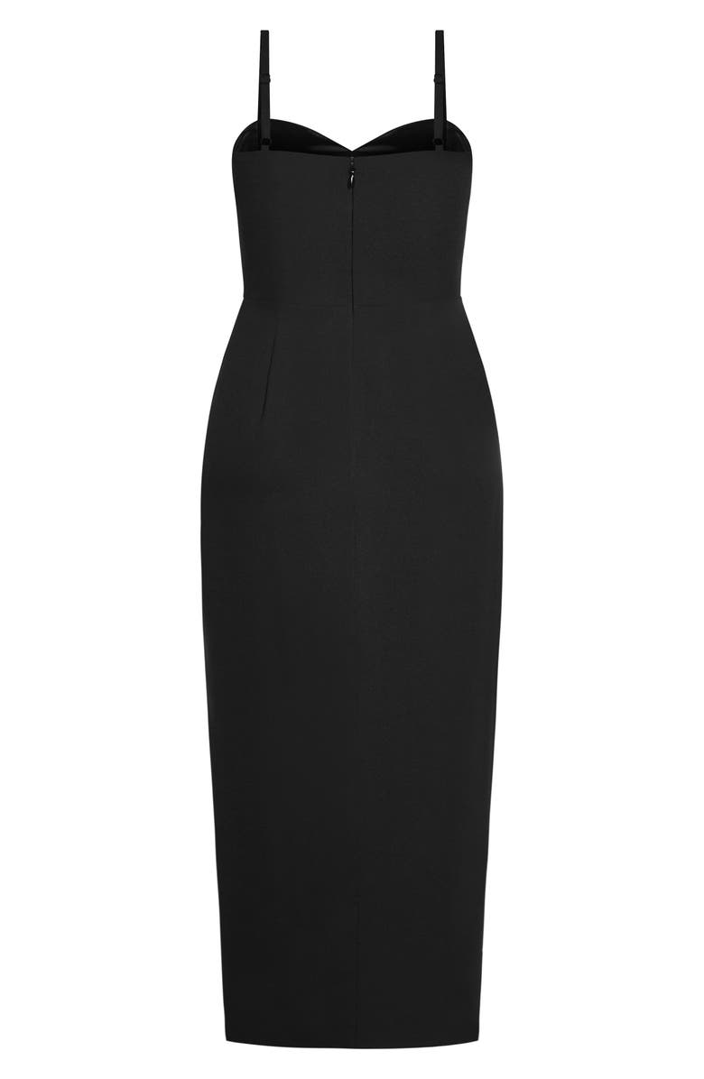 City Chic Drape Sleeveless Maxi Dress, Alternate, color, 