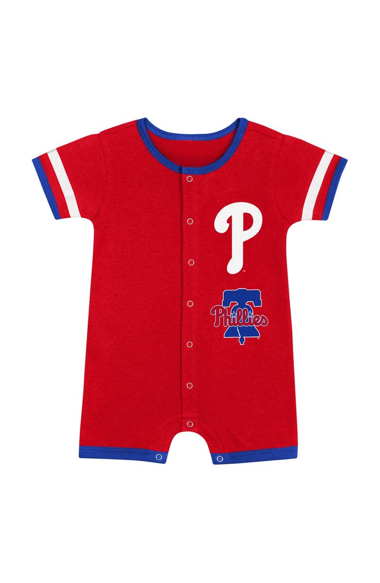 Outerstuff Newborn  Red Philadelphia Phillies Double Hit Coveralls, Alternate, color, 