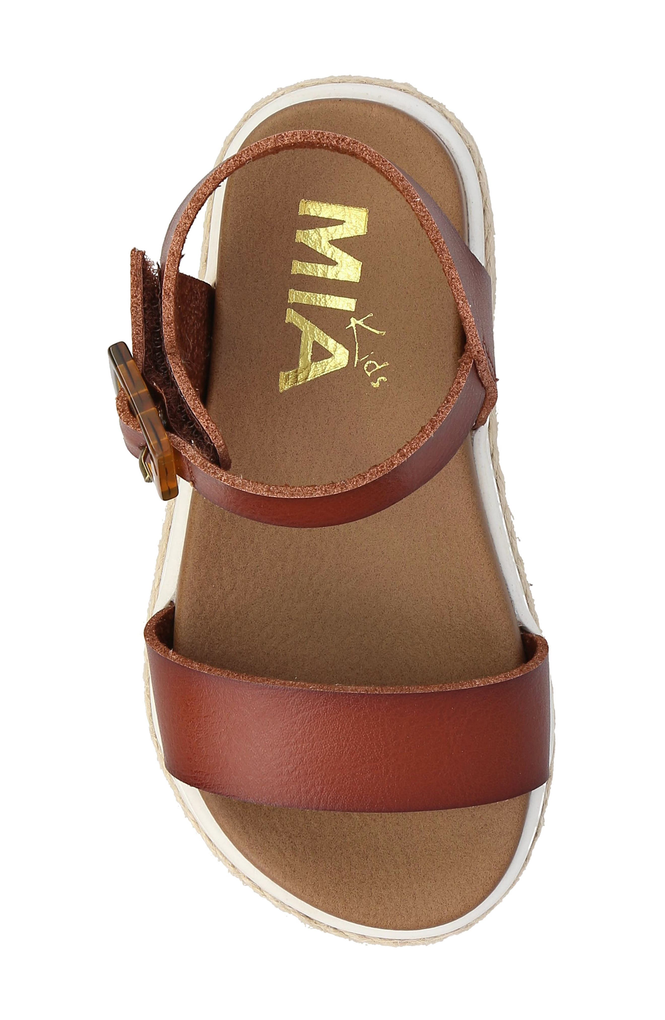 MIA Kids' Jenise Platform Sandal, Alternate, color, Cognac