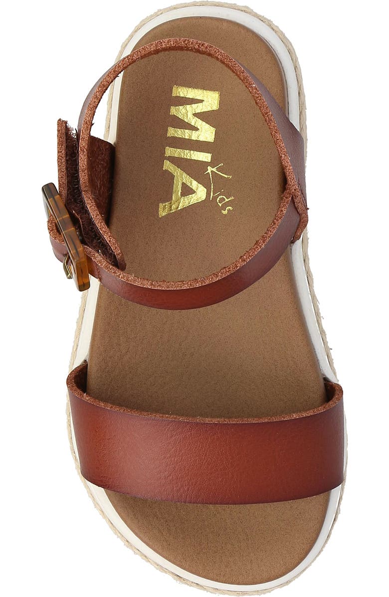 MIA Kids' Jenise Platform Sandal, Alternate, color, Cognac