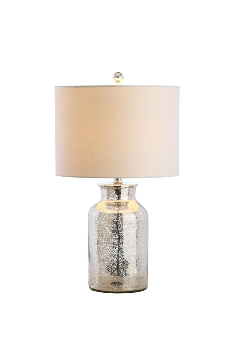 JONATHAN Y Esmee Mercury Glass LED Table Lamp, Main, color, 