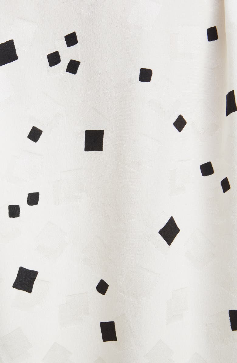 Saint Laurent Square Dot Jacquard Shirt, Alternate, color, 