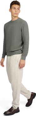 Onia Pique Crewneck Sweater