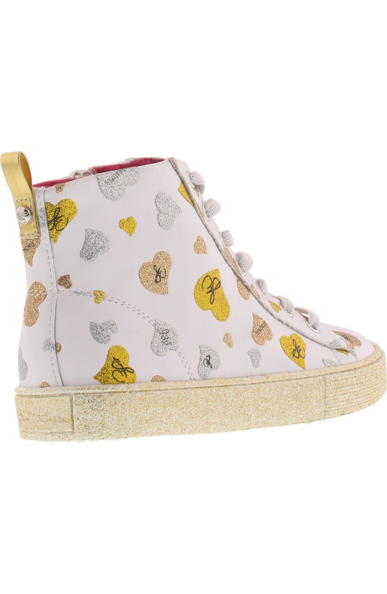 Sam Edelman Bella Whimsical Glitter High Top Sneaker, Alternate, color,