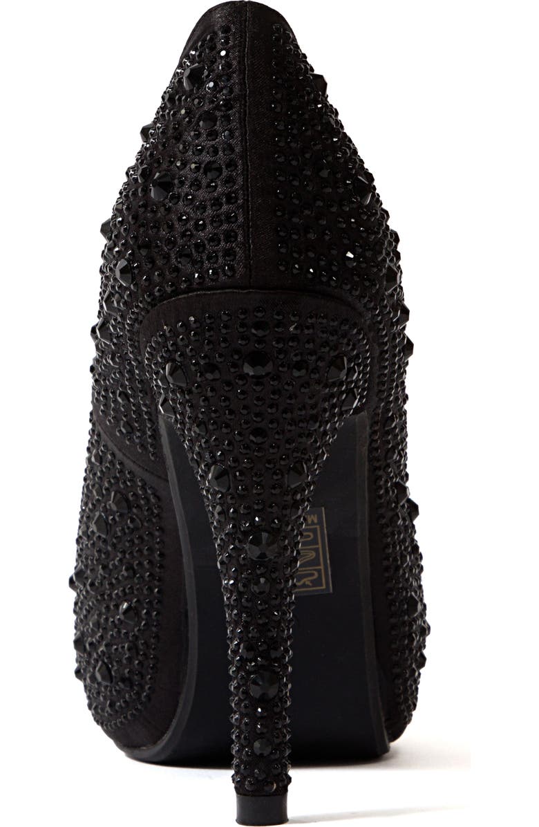 LADY COUTURE Lauren Rhinestone Embellished Platform Sandal, Alternate, color,