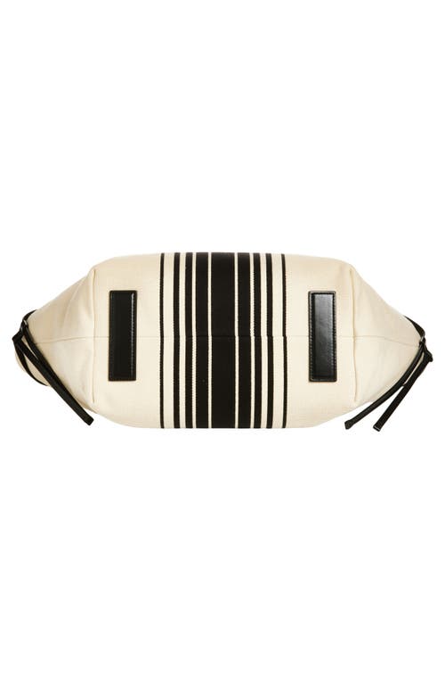 Tom Ford Large Stripe Jacquard Tote In Multi