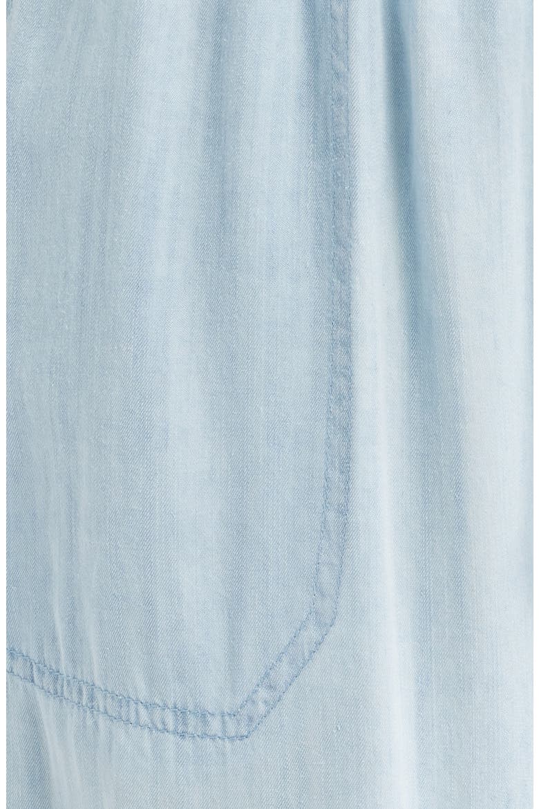 Asthin Chambray Drawstring Pants, Alternate, color, BLEACH WASH