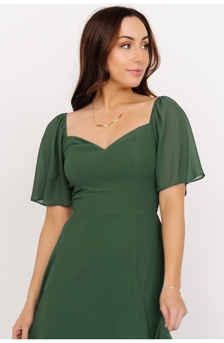 Baltic Børn Sierra Sweetheart Maxi Dress, Alternate, color, Evergreen