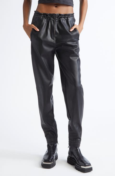 P-Hoenix Faux Leather Trousers
