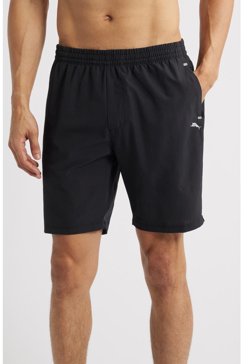 Huntington Bay 8 Swim Trunks, Main, color, BLACK
