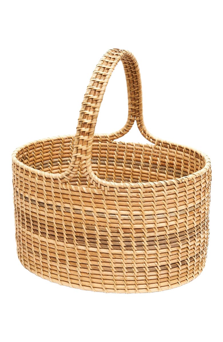 Kubo Rattan Oval Market Basket, Main, color, 