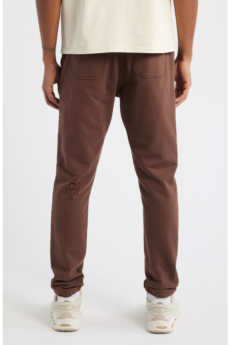 Owen Collegiate Distressed Joggers, Alternate, color, BROWN COLLEGIATE