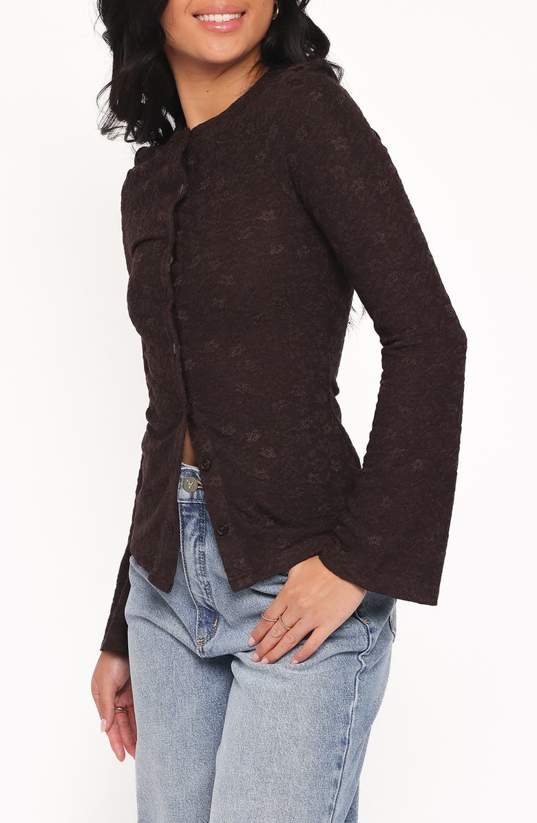 Petal & Pup Juno Button-Up Top, Main, color, Brown