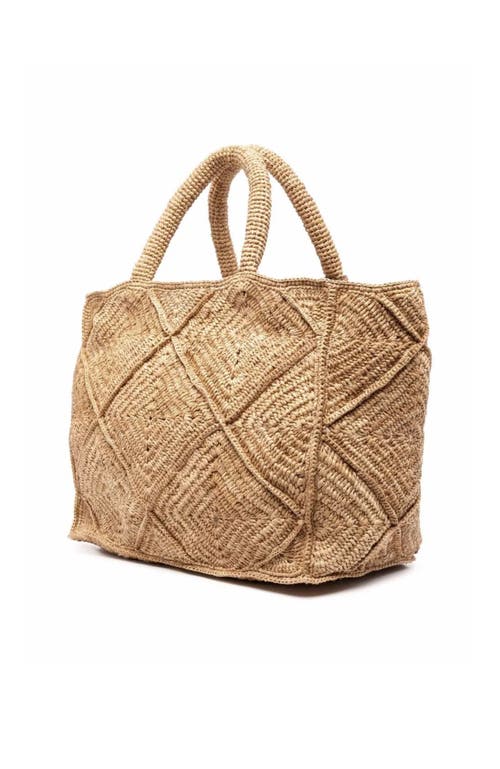 Zanatany Concepts Nico Raffia Tote Bag