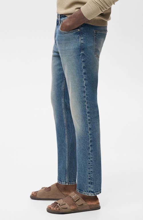 Mango Ben Tapered Jeans In Blue