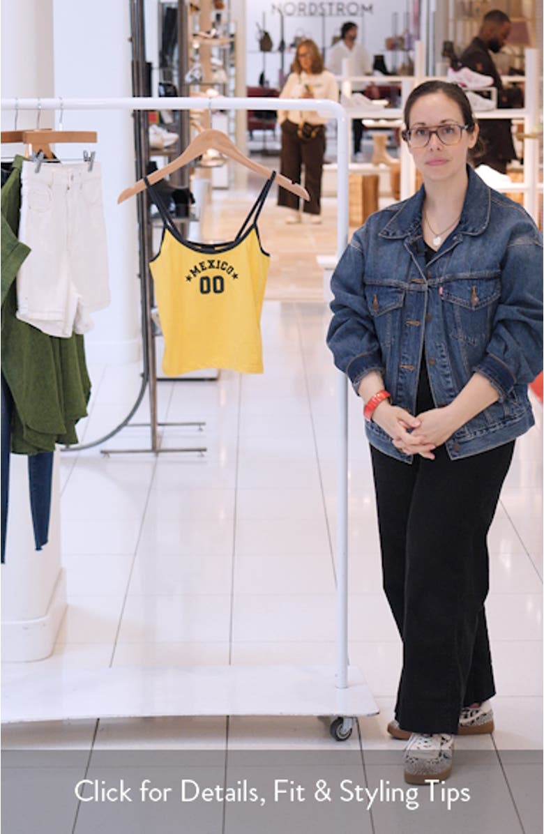 Mexico Crop Graphic Camisole, sales video thumbnail