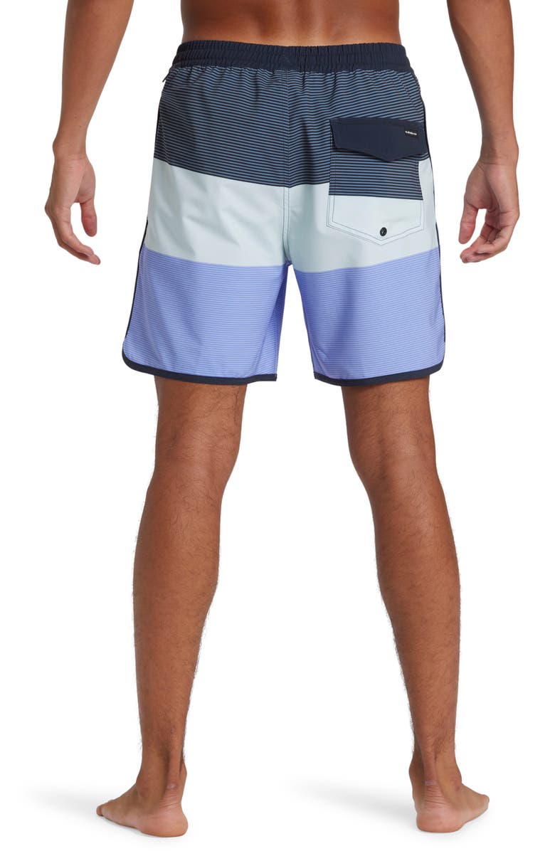 Quiksilver Surfsilk Tijuana Swim Trunks, Alternate, color, Great Otway Blue Nights