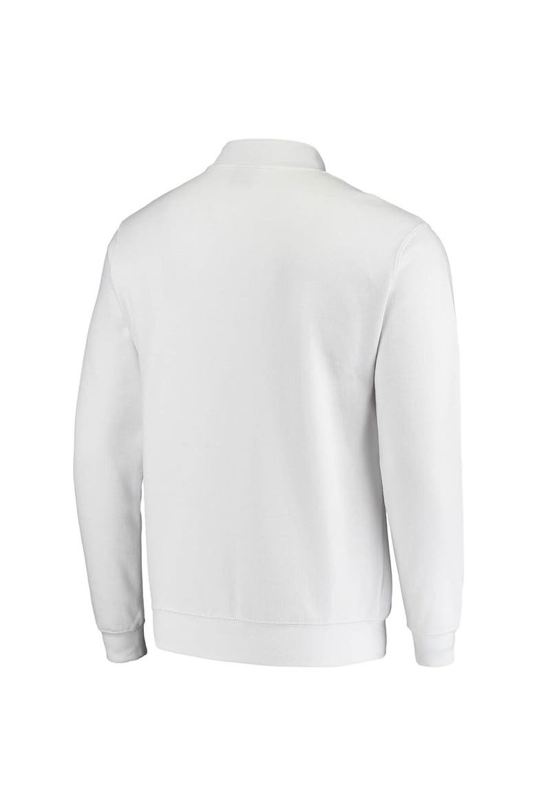 Men's Colosseum White Northwestern Wildcats Tortugas Logo Quarter-Zip Jacket, Alternate, color, White