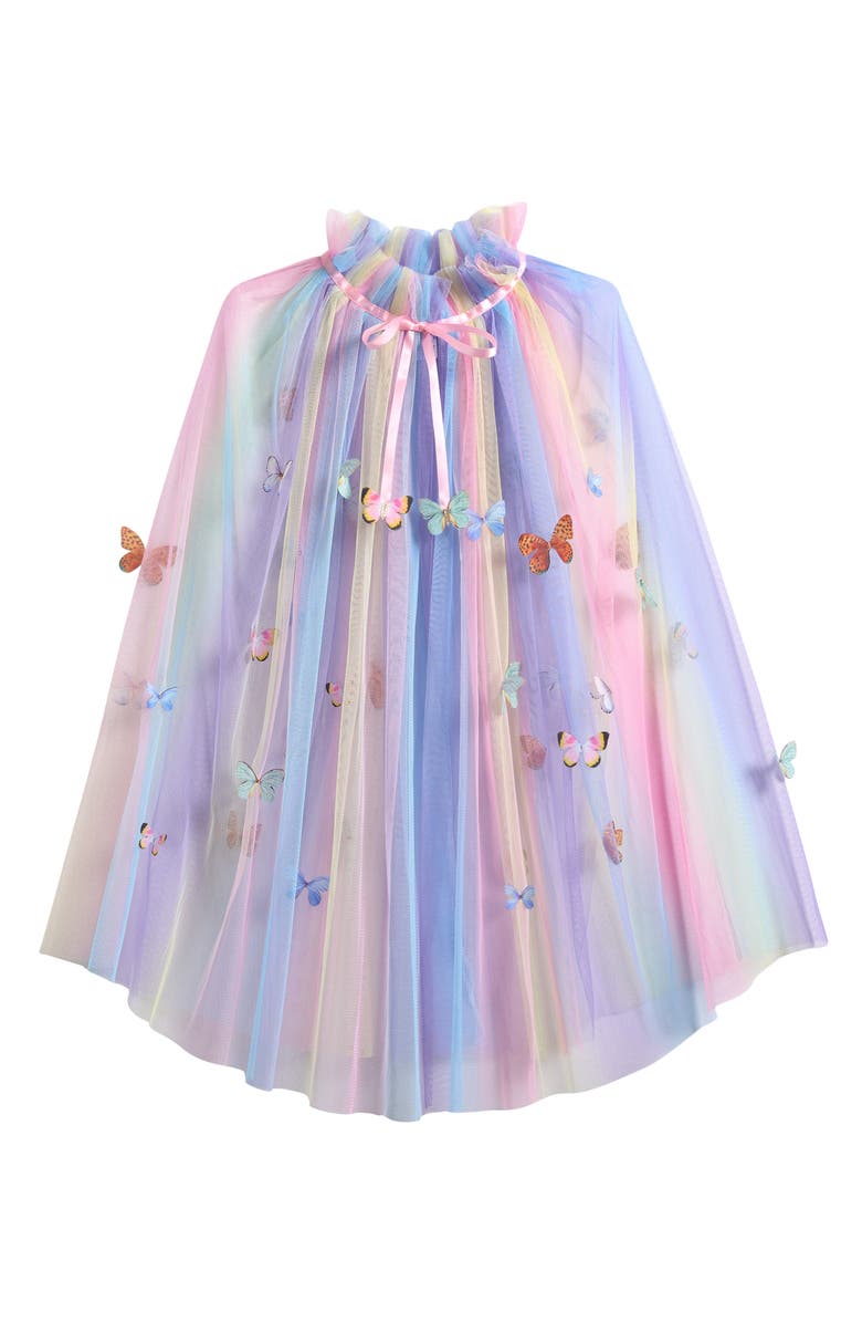 Mimi & Lula Kids' Butterfly Cape, Main, color, Light/ Pastel Purple