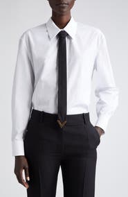 Valentino Garavani Valentie Jacquard Wool & Silk Tie