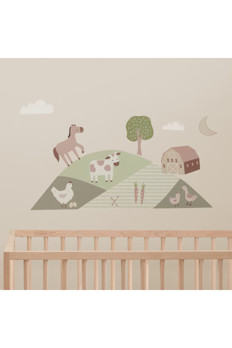 Farmyard Friends Wall Decals/Stickers - Horse/Cow/Barn, Alternate, color, Multicolor