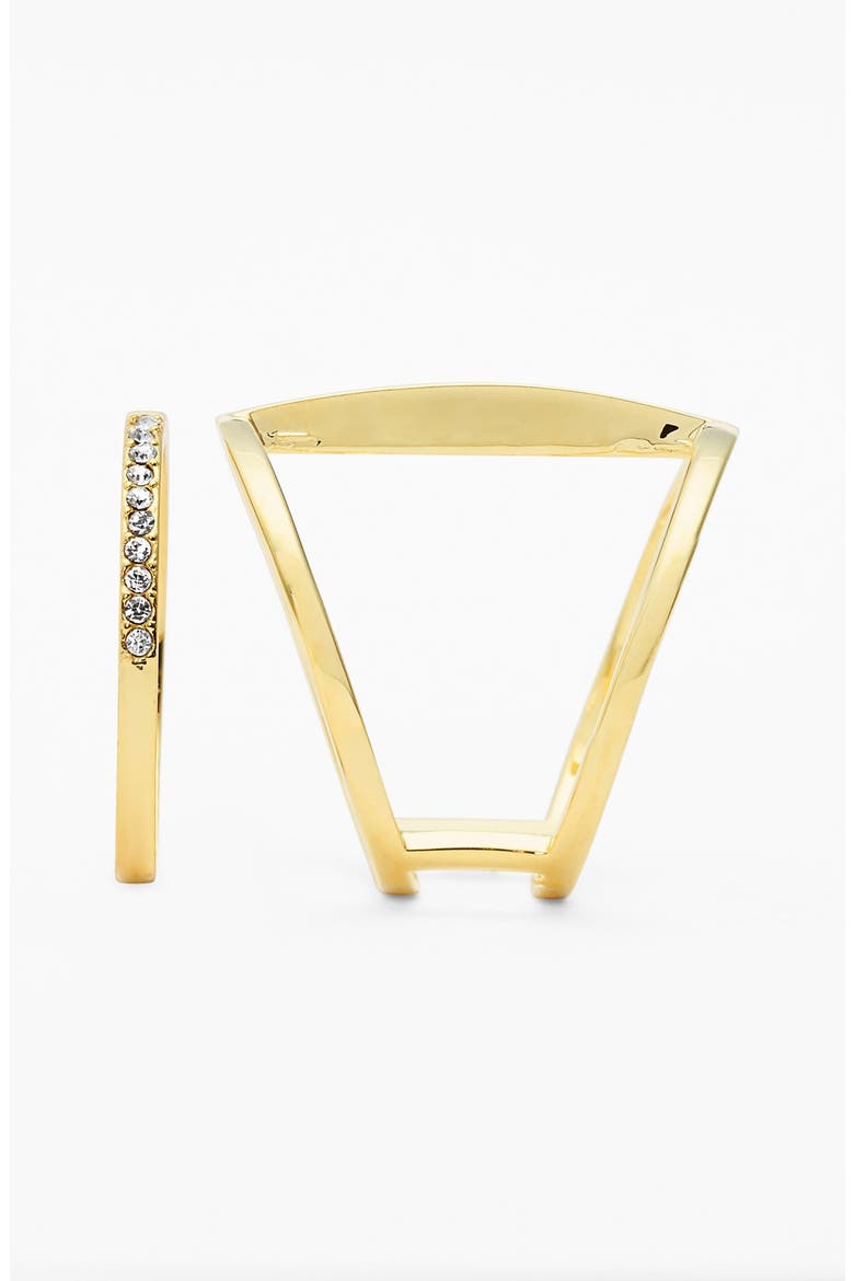 Pavé & Cutout Rings, Alternate, color, GOLD