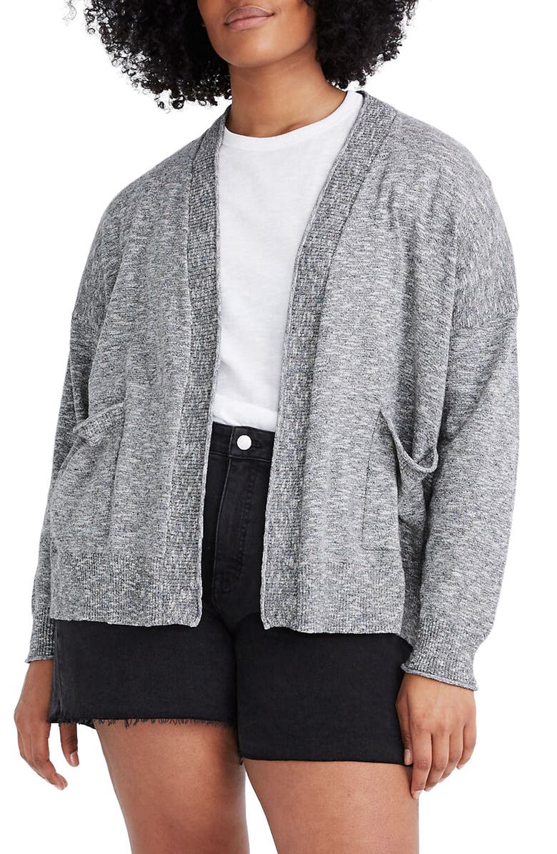 Madewell Marled Bradley Cardigan Sweater, Alternate, color,