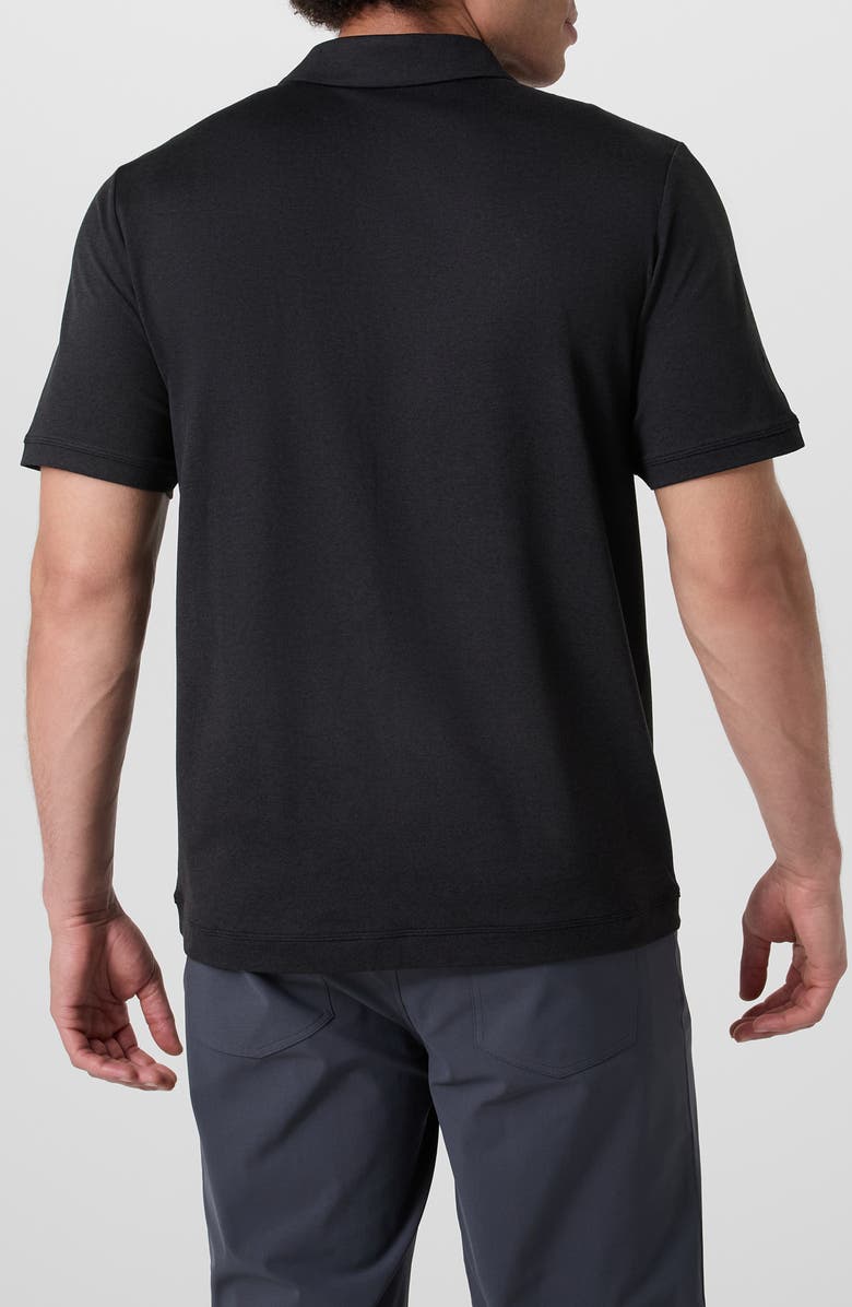 Vuori Ponto Performance Polo, Alternate, color, Black Heather