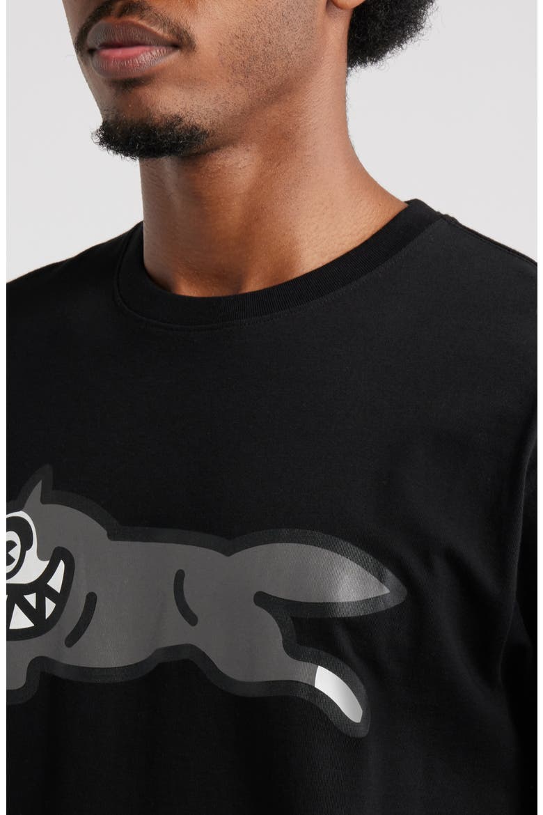 Running Dog Graphic T-Shirt, Alternate, color, BLACK